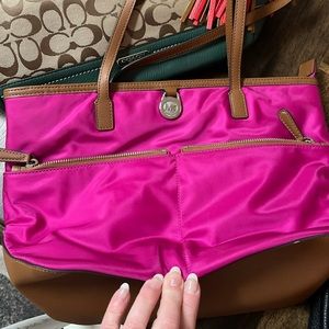 Fuschia pink Michael Kors spring/summer purse